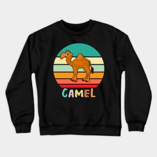 Vintage Retro Camel Crewneck Sweatshirt